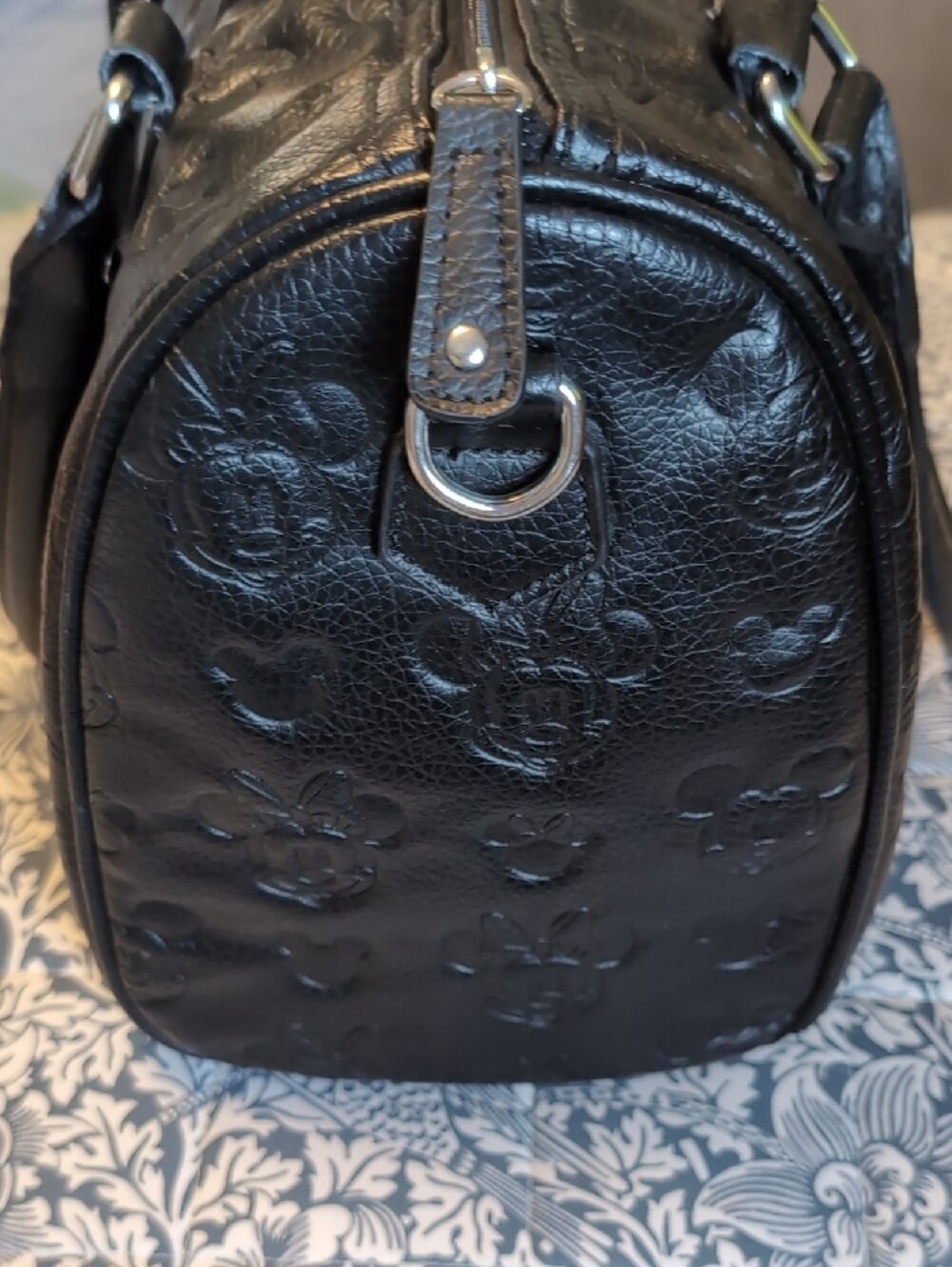 Loungefly Embossed Faux Leather Minnie And Mickey Mouse Purse - Picture 2 of 16